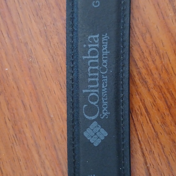 COLUMBIA Sportswear Company, Leather Black Belt Preowned 38 - Picture 5 of 13